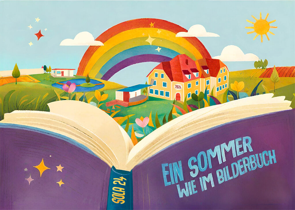 cover ein Sommer wie im Bilderbuch von Sommerlager 2024